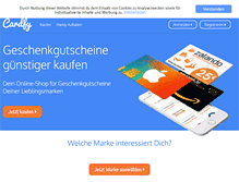 Tablet Screenshot of cardfy.com
